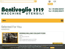 Tablet Screenshot of bentivoglio1919.it